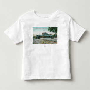 Camiseta De Bebé Vista exterior del depósito pacífico meridional
