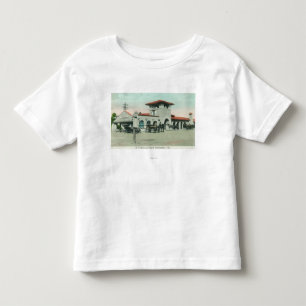 Camiseta De Bebé Vista exterior del depósito pacífico meridional 