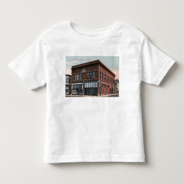 Camiseta De Bebé Vista exterior del edificio de IOOF (Anverso)