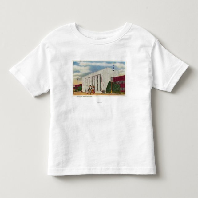Camiseta De Bebé Vista exterior del edificio de la administración (Anverso)
