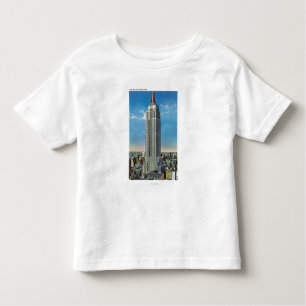 Camiseta De Bebé Vista exterior del edificio del estado del imperio