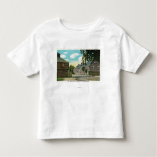 Camiseta De Bebé Vista exterior del fuerte Weston y de la casa de