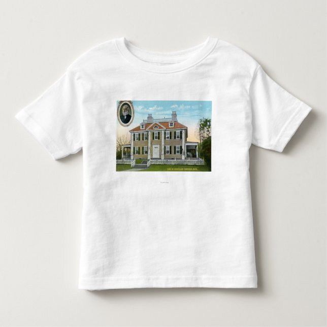 Camiseta De Bebé Vista exterior del hogar de Longfellow # 2 (Anverso)