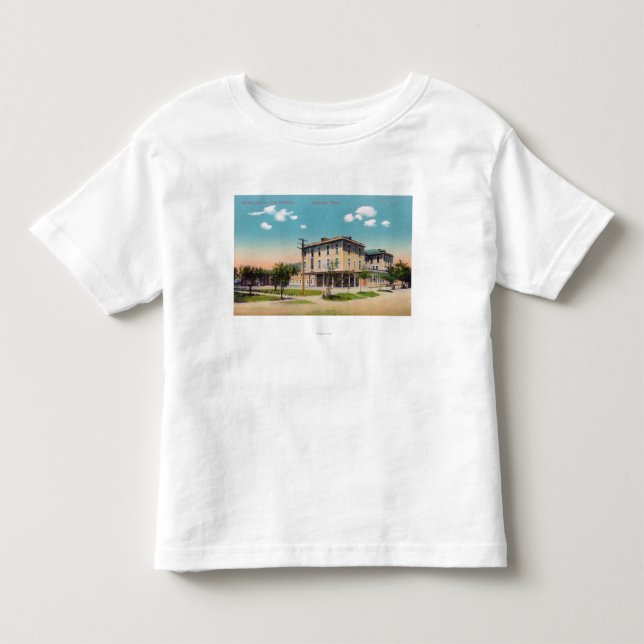 Camiseta De Bebé Vista exterior del hotel de Spreckels (Anverso)