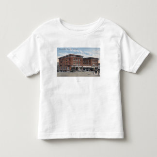 Camiseta De Bebé Vista exterior del hotel de Wenatchee