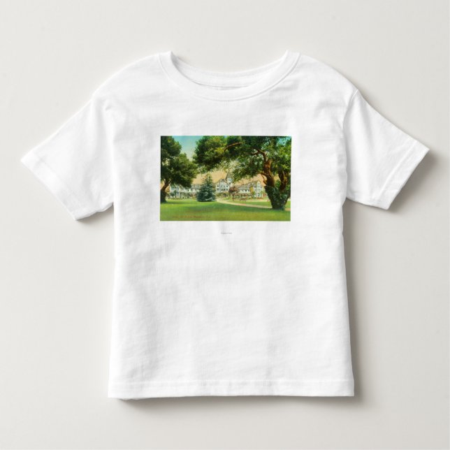 Camiseta De Bebé Vista exterior del hotel del Monte (Anverso)