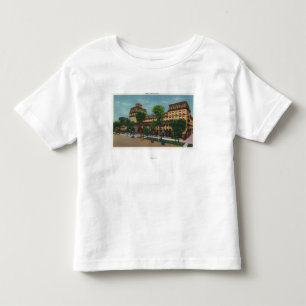 Camiseta De Bebé Vista exterior del hotel magnífico de la unión #