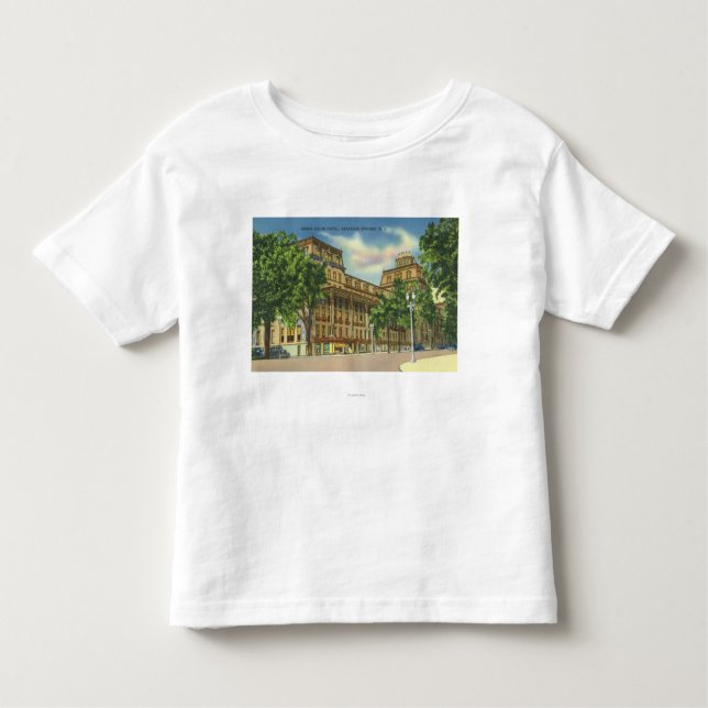 Camiseta De Bebé Vista exterior del hotel magnífico de la unión (Anverso)
