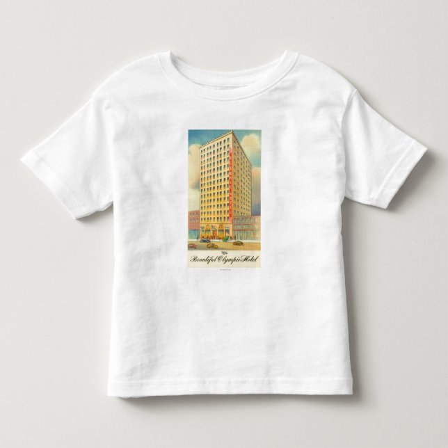 Camiseta De Bebé Vista exterior del hotel olímpico (Anverso)