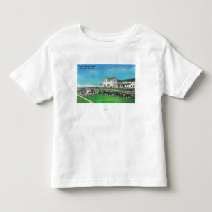 Camiseta De Bebé Vista exterior del hotel pacífico de la playa