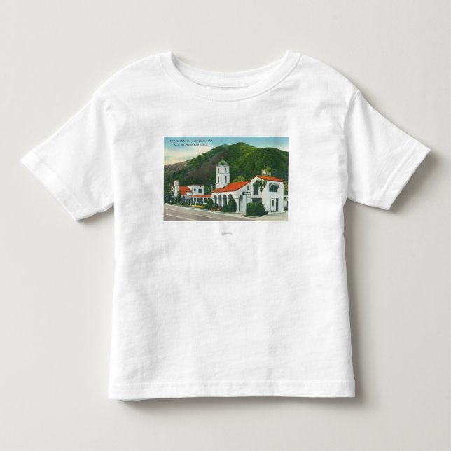 Camiseta De Bebé Vista exterior del mesón del motel (Anverso)