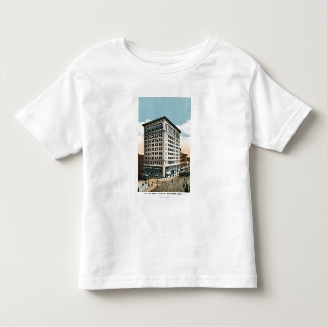 Camiseta De Bebé Vista exterior del nuevo edificio del parque (Anverso)