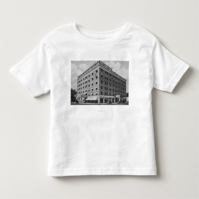Camiseta De Bebé Vista exterior del Owyhee HotelBoise, (Anverso)