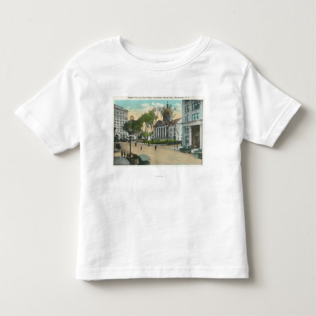 Camiseta De Bebé Vista exterior del Palacio de Justicia (Anverso)