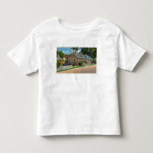 Camiseta De Bebé Vista exterior del pie occidental y de las casas