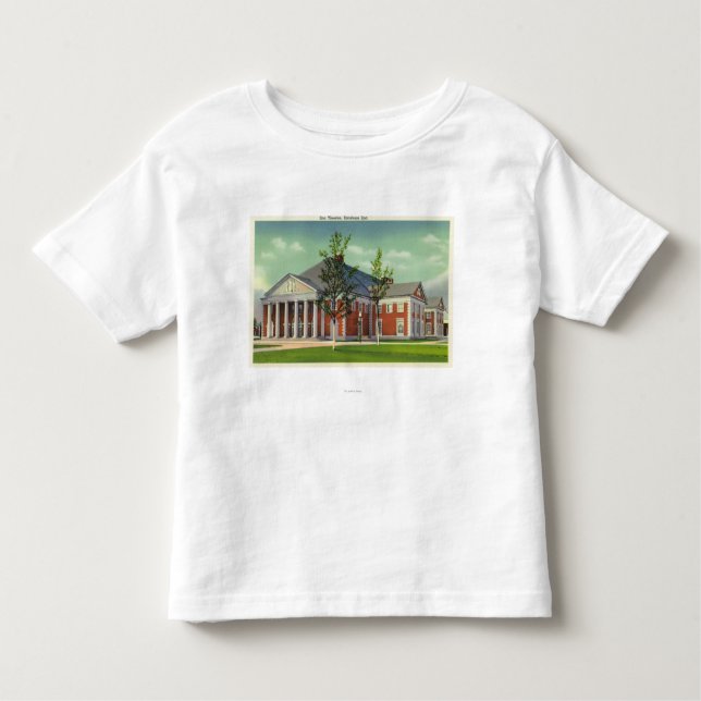 Camiseta De Bebé Vista exterior del teatro del balneario de (Anverso)