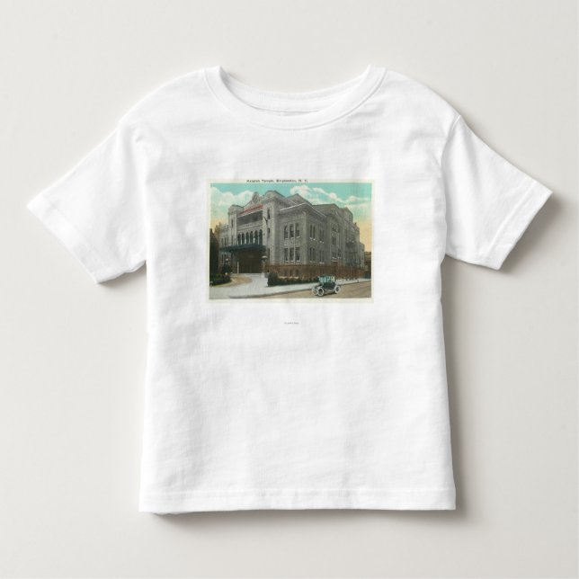 Camiseta De Bebé Vista exterior del templo de Kalurah (Anverso)