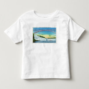 Camiseta De Bebé Vista general de las caídas y del arco iris