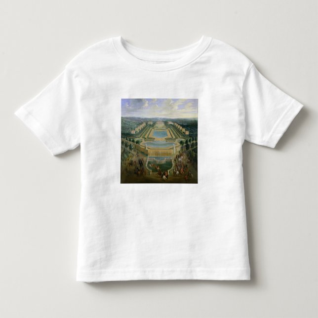 Camiseta De Bebé Vista general del castillo francés (Anverso)