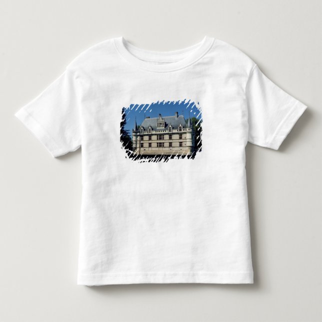 Camiseta De Bebé Vista general del castillo francés (Anverso)