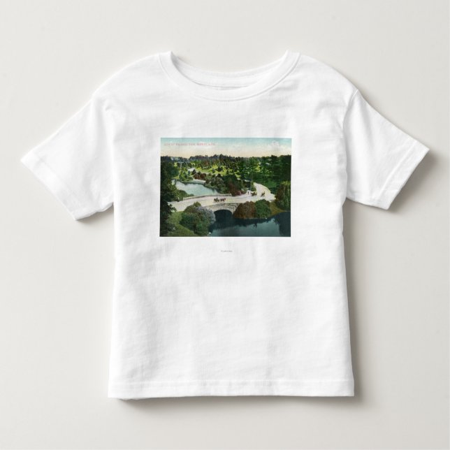 Camiseta De Bebé Vista general del parque de Franklin (Anverso)
