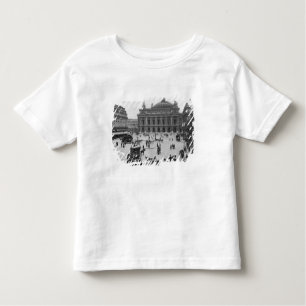 Camiseta De Bebé Vista general del teatro de la ópera de París