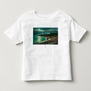 Camiseta De Bebé Vista iluminada por la luna del Vue de l'EauSanta