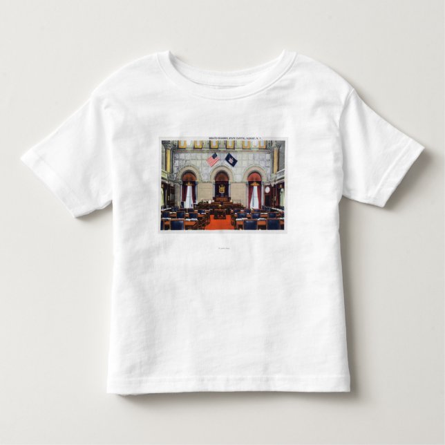 Camiseta De Bebé Vista interior de la cámara de senado del (Anverso)
