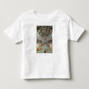 Camiseta De Bebé Vista interior de la capilla de Sistine