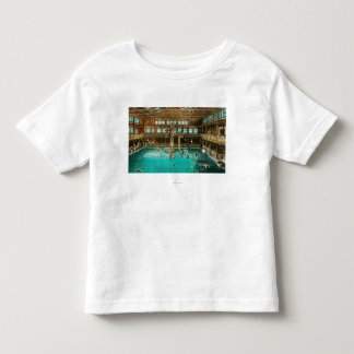 Camiseta De Bebé Vista interior de los baños de natación