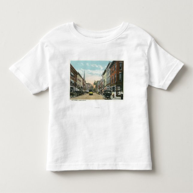 Camiseta De Bebé Vista meridional de Wall Street (Anverso)