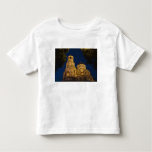 Camiseta De Bebé Vista nocturna de la catedral de Alexander Nevski
