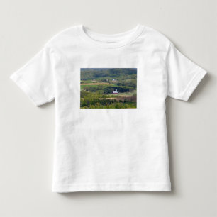 Camiseta De Bebé Vista panorámica de tierras de cultivo al sur de A