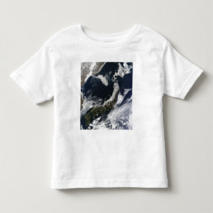 Camiseta De Bebé Vista por satélite de Japón