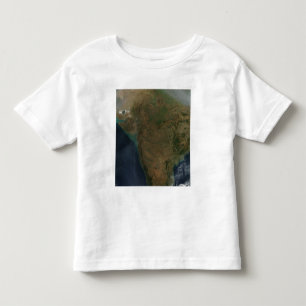 Camiseta De Bebé Vista por satélite de la India central