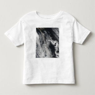 Camiseta De Bebé Vista por satélite de un penacho 2 de la ceniza