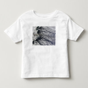 Camiseta De Bebé Vista por satélite de un penacho 3 de la ceniza