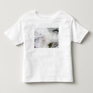 Camiseta De Bebé Vista por satélite de una tormenta masiva del