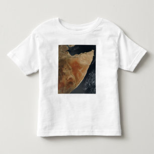 Camiseta De Bebé Vista por satélite del cuerno de África