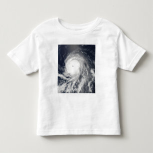 Camiseta De Bebé Vista por satélite del huracán Celia