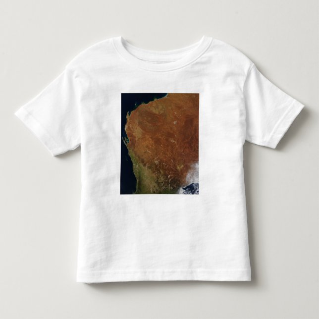 Camiseta De Bebé Vista satelital de Australia Occidental (Anverso)