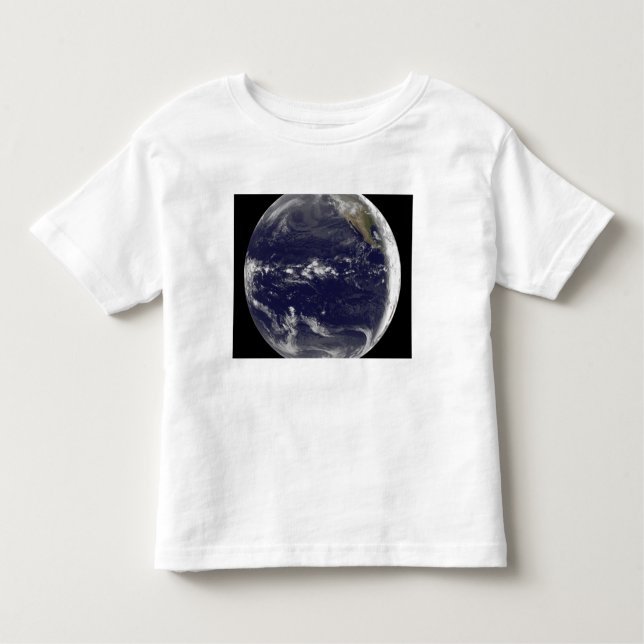 Camiseta De Bebé Vista satelital de la Tierra (Anverso)