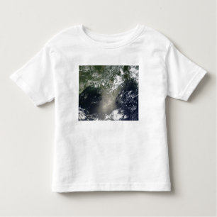 Camiseta De Bebé Vista satelital de las vetas y cintas de petróleo