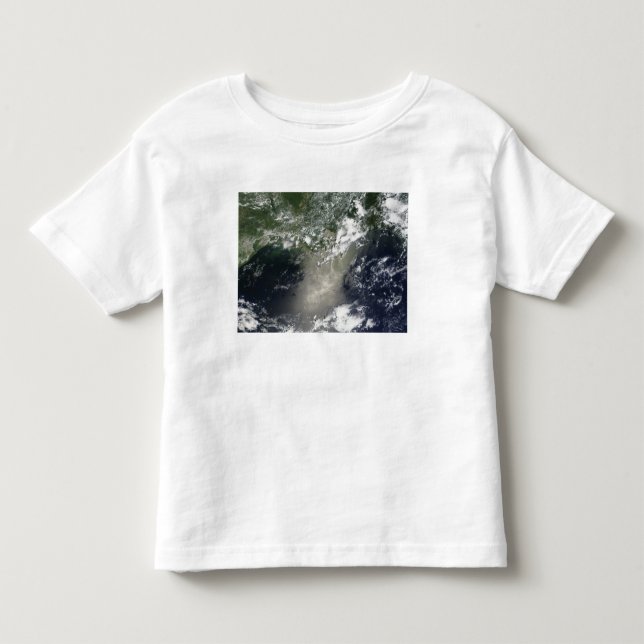 Camiseta De Bebé Vista satelital de las vetas y cintas de petróleo (Anverso)