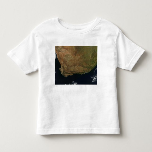 Camiseta De Bebé Vista satelital de Sudáfrica (Anverso)