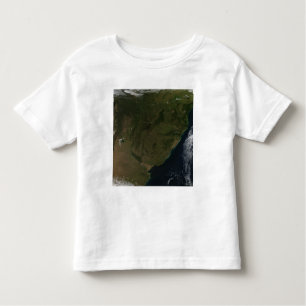 Camiseta De Bebé Vista satelital de Sudamérica