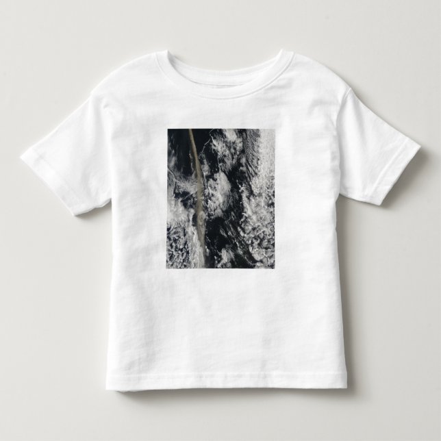 Camiseta De Bebé Vista satelital de una columna de cenizas (Anverso)