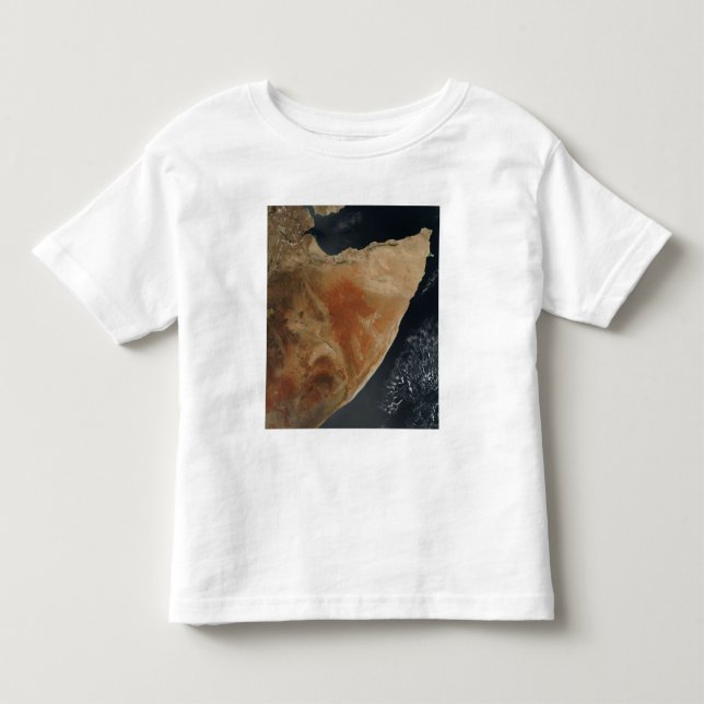 Camiseta De Bebé Vista satelital del Cuerno de África (Anverso)