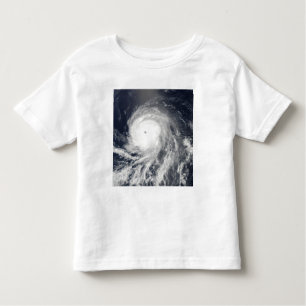 Camiseta De Bebé Vista satelital del huracán Celia