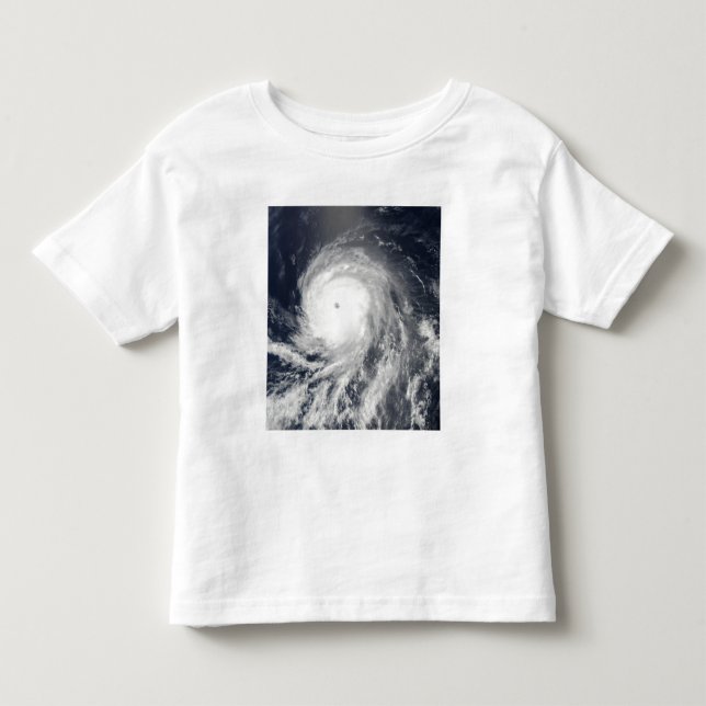 Camiseta De Bebé Vista satelital del huracán Celia (Anverso)